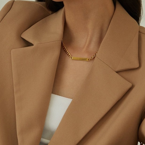 Bar Chain Necklace - Picture 5 of 7